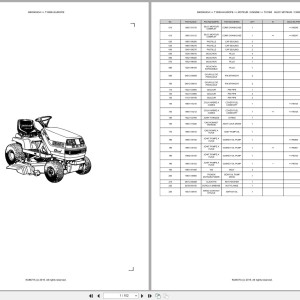 Kubota T1600H-EUROPE Spare Parts Catalog PDF EN FR