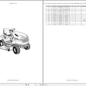 Kubota T1670 Spare Parts Catalog PDF EN FR