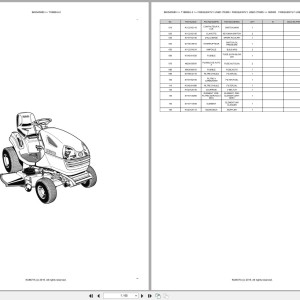 Kubota T1880EU-2 Spare Parts Catalog PDF EN FR