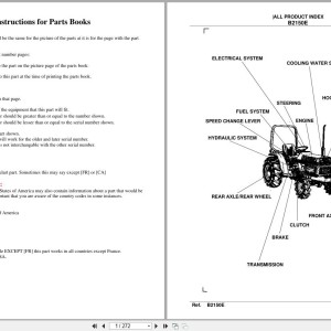 Kubota B2150E Parts Catalog PDF
