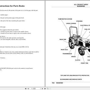 Kubota B3030HSD Parts Catalog PDF