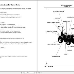 Kubota B5100D-P Parts Catalog PDF