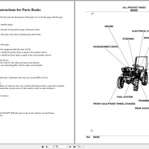 Kubota B6000 Parts Catalog PDF