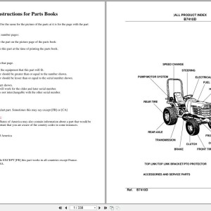 Kubota B7410D Parts Catalog PDF