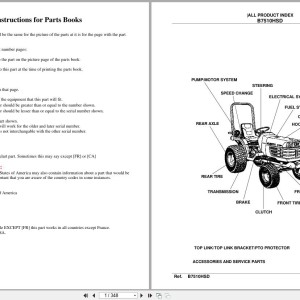 Kubota B7510HSD Parts Catalog PDF