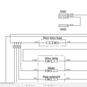 Kubota BX1880 BX2380 BX2680 High Res Wiring Diagram PDF
