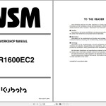 Kubota GR1600EC2 Workshop Manual 9Y011-15560 2006 PDF