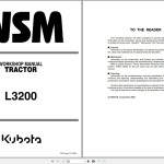 Kubota L3200 Workshop Manual 9Y011-13601 2003 PDF