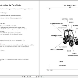 Kubota L35 Parts Catalog PDF
