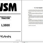 Kubota L3800 Workshop Manual 9Y011-13601 2006 PDF