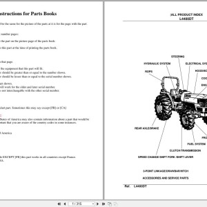 Kubota L4400DT Parts Catalog PDF