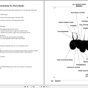 Kubota M5500DT Parts Catalog PDF