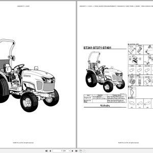 Kubota ST401 Spare Parts Catalog PDF EN PT