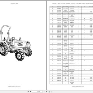 Kubota STV40 Spare Parts Catalog PDF EN PT