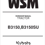 Kubota B3150SU Workshop Manual