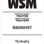 Kubota B8200HST Workshop Manual