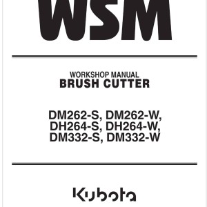 Kubota DM332-S Workshop Manual