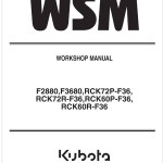 Kubota F2880 Workshop Manual