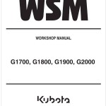 Kubota G1900 Workshop Manual