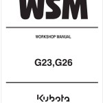 Kubota G23 Workshop Manual