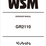 Kubota GR2110 Workshop Manual