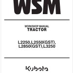 Kubota L2850GST Workshop Manual