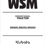 Kubota M6800 Workshop Manual