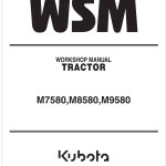 Kubota M9580 Workshop Manual