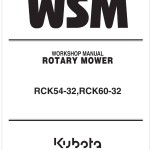 Kubota RCK54-32 Workshop Manual