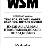 Kubota RCK54 Workshop Manual 2019