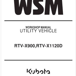 Kubota RTV-X1120D Workshop Manual