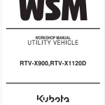 Kubota RTV-X900 Workshop Manual