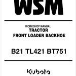 Kubota TL421 Workshop Manual