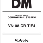 Kubota V6108-CR-TIE4 Common Rail System Diagnosis Manual