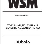 Kubota ZD1221R-AU Workshop Manual