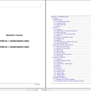 Lamborghini SPIRE 90 - ZKDBC40200TL30001 Operator Manual