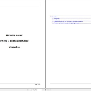 Lamborghini SPIRE 90 - ZKDBC40200TL30001 Workshop Manual and Diagrams