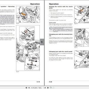 Landini 6-125H 6-135H Maintenance Operators Manual 6708732A1
