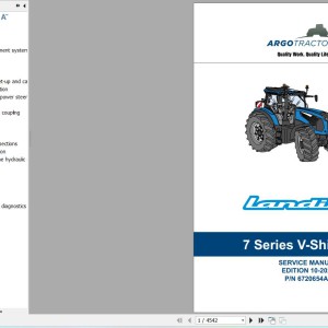 Landini 7-165 7-170 7-175 7-180 ROBO-SIX Service Manual 6720654A2