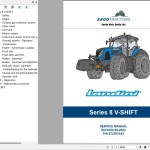Landini 8-270 8-310 V-SHIFT Service Manual 6723914A1