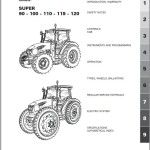 Landini Super 90 100 115 120 Maintenance Operators Manual 6720175A1