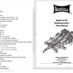 Landoll 2410F Weatherproofer I Parts Manual F-736-0114