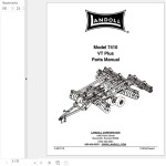 Landoll 7410 VT Plus Parts Manual F-587-1118