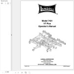Landoll 7431 VT Plus Operator's Manual F-561-1118