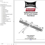 Landoll PFT 20 Through 22 Floating Ring Pulverizer Parts Manual F-779R0