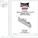 Landoll PP-5 PP-6 PP-7 and PP-8 Pulverizer Operator’s Repair Parts Catalog 1199rev10-25-05