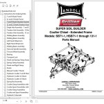 Landoll SB71-1 HSB71-1 Through 131-1 Super Soil Builder Coulter Chisel-Extended Frame Operator’s Manual 1K704rev0319