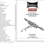 Landoll XL28 Through XL36 Pulverizer Parts Manual F-790-0522