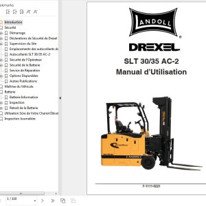 Landoll Drexel SLT 30 35 AC Operator's Manual F-1111-0221