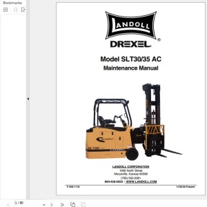 Landoll Drexel SLT 30-35 AC Maintenance Manual